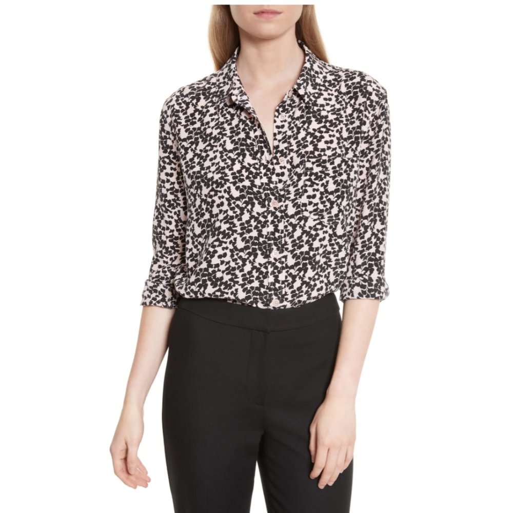 Equipment Reese Print Silk Shirt